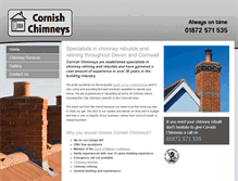 Tablet Screenshot of cornish-chimneys.co.uk